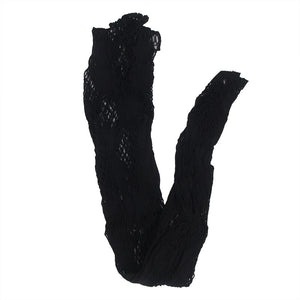 Subblime – 952129 bodystocking réseille avec motif robe et détails floraux noir taille unique