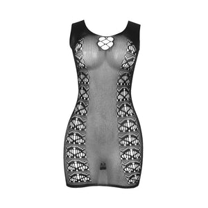 Subblime – 952167 robe court en résille élastique noir taille unique