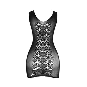 Subblime – 952167 robe court en résille élastique noir taille unique