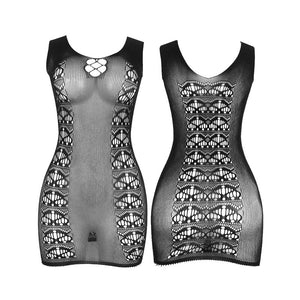 Subblime – 952167 robe court en résille élastique noir taille unique