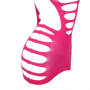 Subblime – 952273 robe résille élastique manches longues rose taille unique