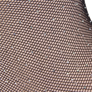 Subblime – 952297 body réseille brillant avec épaules dénudées manches longues noir taille unique