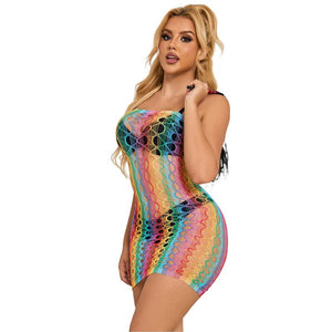 Subblime – 952365 robe réseille épaules nues arc-en-ciel taille unique
