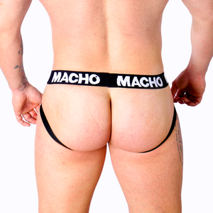 Macho – Mx27gr jock cuir gris beige