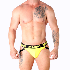 Macho – Mx25a jock lycra jaune
