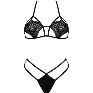 Livco Corsetti Fashion – Soutien-gorge + string jimena lc 20216 noir taille unique