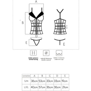 Livco Corsetti Fashion – Laura lc 20215 corset + string