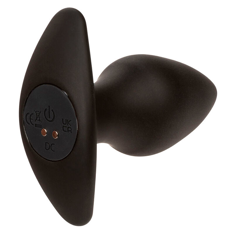 CALEXOTICS - ROCK BOTTOM PERFECTE ANAALPLUG 10 VIBRACIONES SILICONA NEGRO