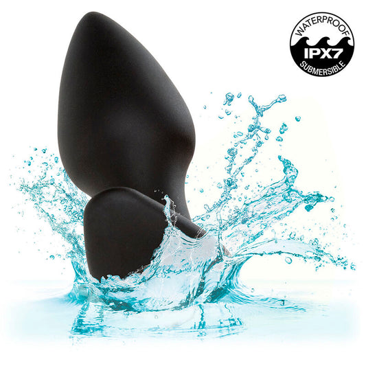CALEXOTICS - ROCK BOTTOM PERFECT ANAL PLUG 10 VIBRACIONES SILICONA NEGRO