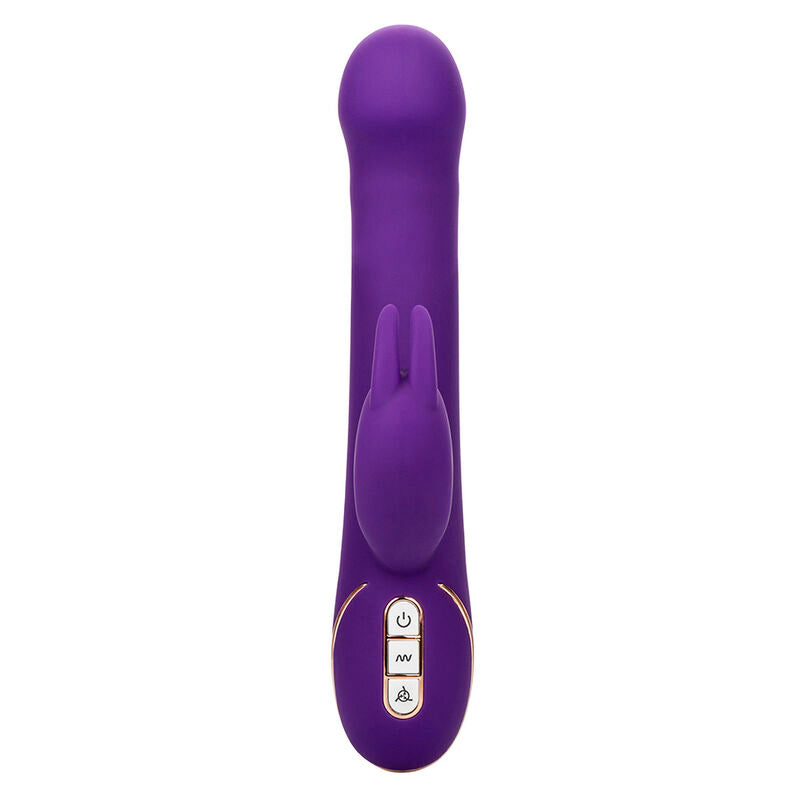 CALEXOTICS - JACK RABBIT VIBRATEUR ET STIMULATEUR 7 NIVEAUX DE VIBRATION ET ONDES STIMULANTES BLEU