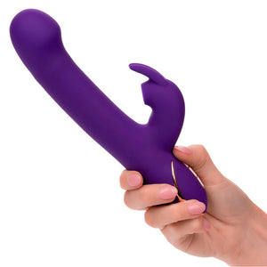 CalExotics – Jack rabbit vibrateur et stimulateur 7 niveaux de vibration et ondes stimulantes bleu
