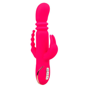 Vibromasseur triple chauffant en silicone