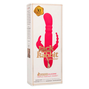Vibromasseur triple chauffant en silicone