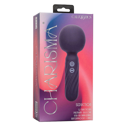 CALEXOTICS - CHARISMA SEDUCTION MASAJEADOR 12 FUNCIONES 17.75 CM X 6.25 CM MORADO
