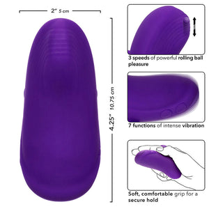 CalExotics – Envy masseur à bille portable 7 vibrations violet