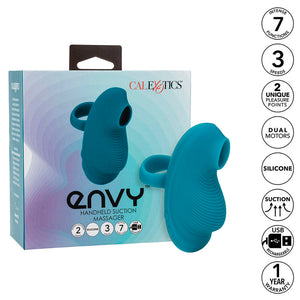 CalExotics – Envy masseur à bille portable 7 vibrations bleu