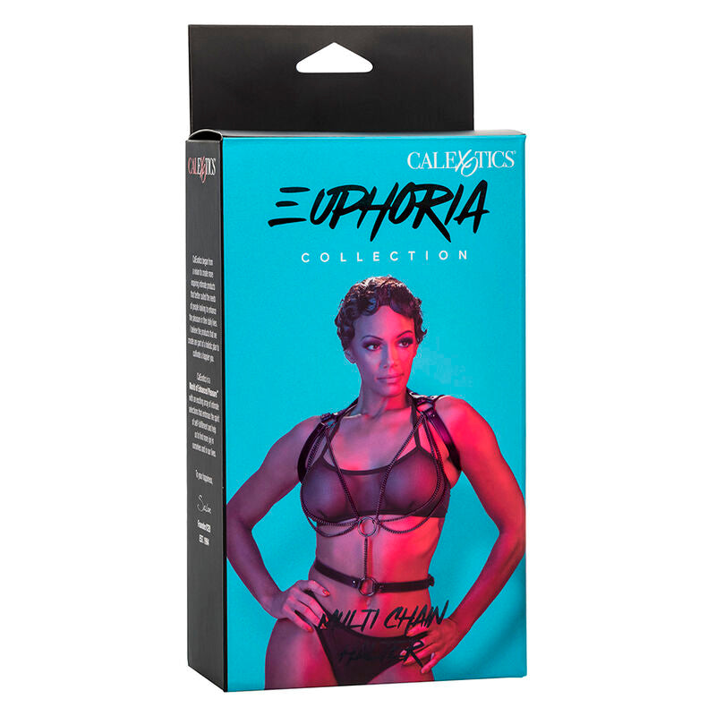 CALEXOTICS - EUPHORIA ARNÉS ESTILO CABESTRO WITH MÚLTIPLES CADENAS PREMIUM