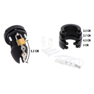 Cage de chasteté en silicone, petite taille