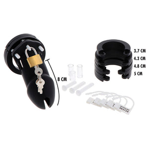 Cage de chasteté en silicone, grande taille