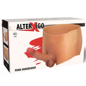 Boxer avec gode intégré, 18 cm