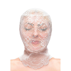 NS Novelties – Fetish & fashion cagoule en dentelle blanche