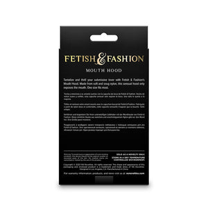 NS NOVELTIES - FETISH & FASHION CAGOULE BOUCHE NYLON NOIR