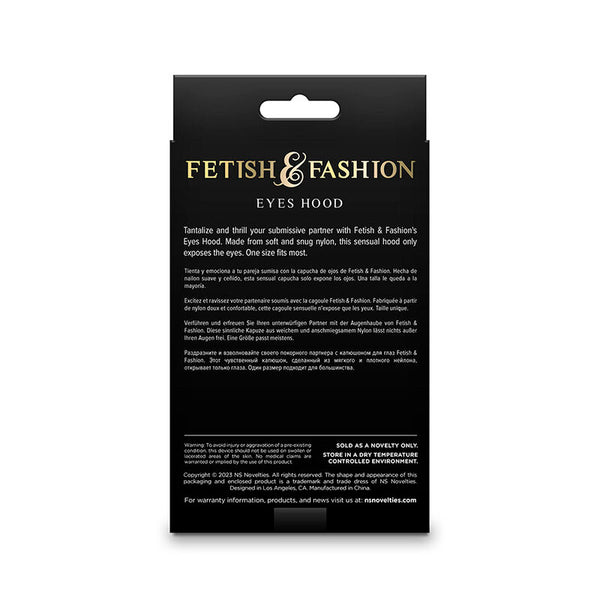 NS Novelties – Fetish & fashion cagoule yeux nylon noir