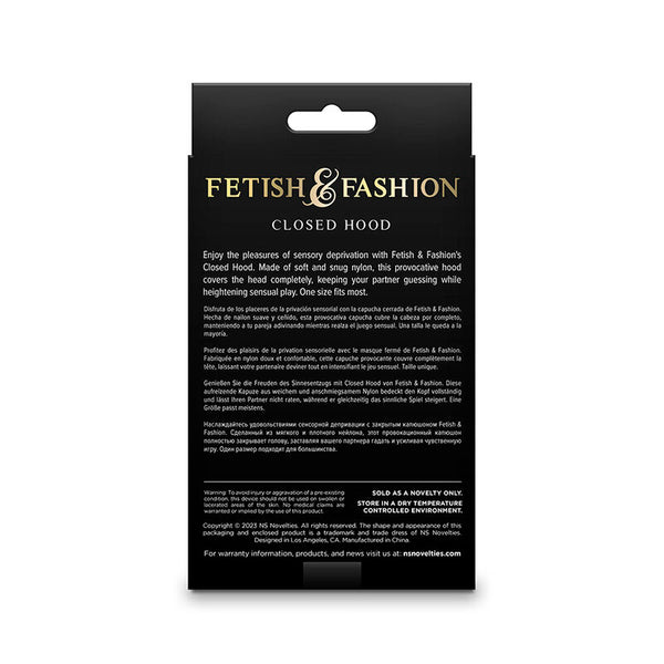 NS Novelties – Fetish & fashion cagoule fermée nylon blanc
