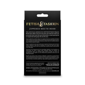 NS NOVELTIES - FETISH &amp; FASHION PASAMONTAÑAS COMPLETO CON CREMALLERA NYLON NEGRO