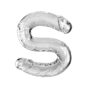 KC 18in. Double Dildo Clear