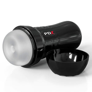 PDX EXTREME - SLIDE & GLIDE MASTURBATEUR AUTOLUBRIFIANT TRANSPARENT