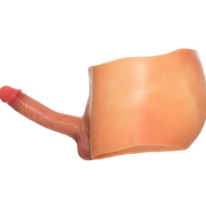 Boxer avec gode intégré, 18 cm