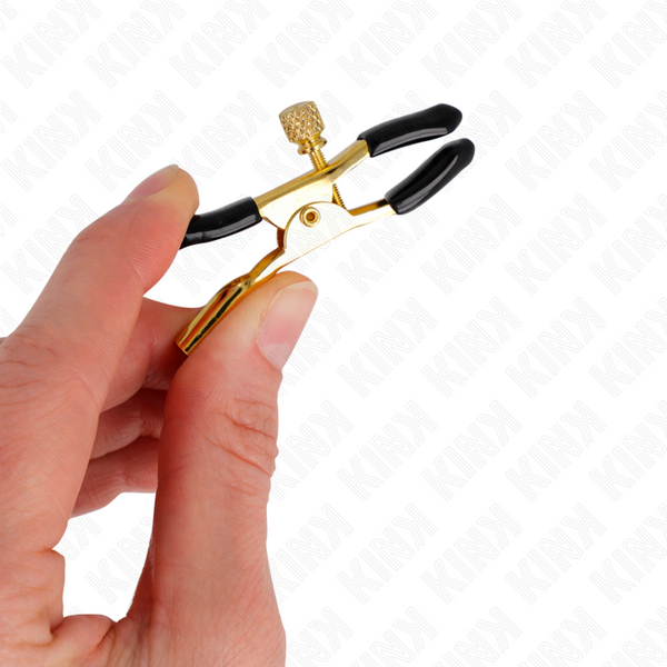 Kink – Pinces à téléphones or 6 cm