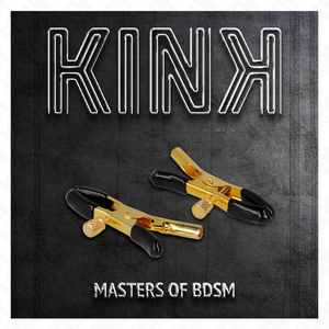 Kink – Pinces à téléphones or 6 cm