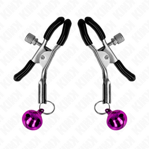 Kink – Pince à meton simple cloche violet 6 cm