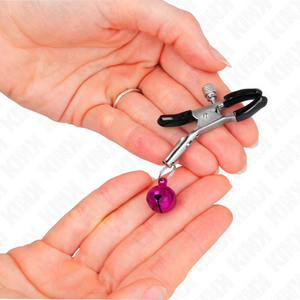 Kink – Pince à meton simple cloche violet 6 cm