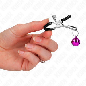 Kink – Pince à meton simple cloche violet 6 cm
