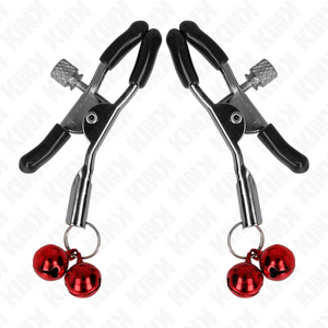 Kink – Pince à meton double cloche rouge 6 cm