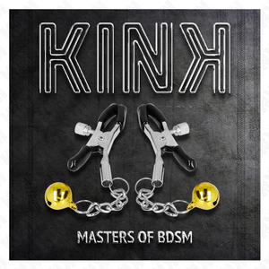 Kink – Pinces à meton pendentif jingle bell or 6 cm