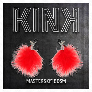 Kink – Pince à meton plume rouge 7 cm