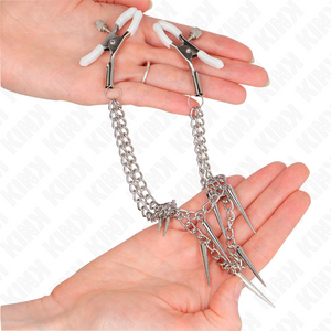 Kink – Pinces à metelier avec chaînes à pointes 30 cm