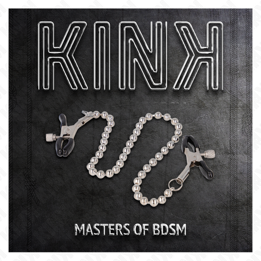 KINK - PINZAS PARA PEZONES WITH CADENA DE BOLAS 30 CM