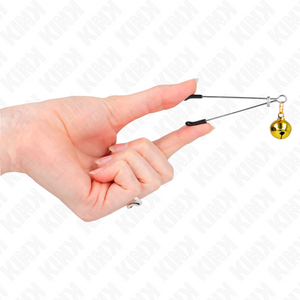 Kink – Pinces à téléphone mince cloche or 7 cm