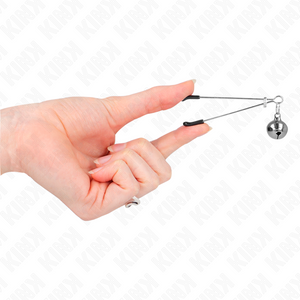 Kink – Pinces à téléphone mince cloche argent 7 cm