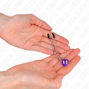 Kink – Pinces à téléphone mince cloche violet 7 cm