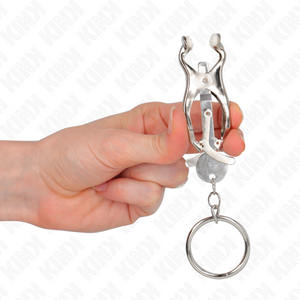 Kink – Pinces à téléphones trèfle japonais o-ring argent