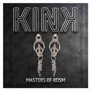 Kink – Pinces à metelles trèfle japonais avec petites chaînes argent
