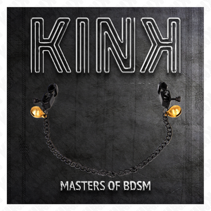 Kink – Pinces à meton chaîne plate et cloche argent 30 cm