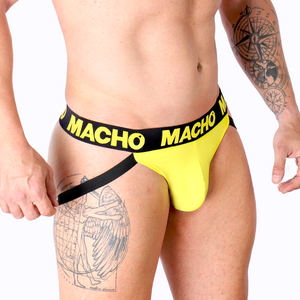Macho – Mx25a jock lycra jaune