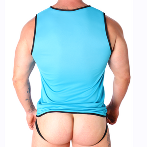 Macho – T-shirt bleu